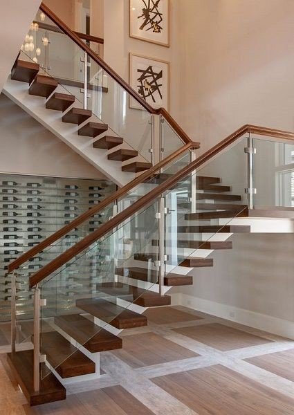 Glass Railing Stair wood - Image 3