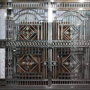 SS Pipe Boundry Gate